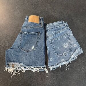 Blue Denim PacSun Women Shorts